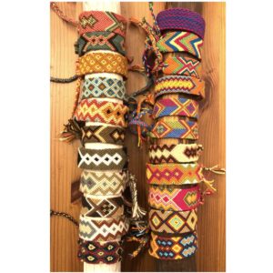 Bracelets tissés à la main par les Wayuu (2cm)